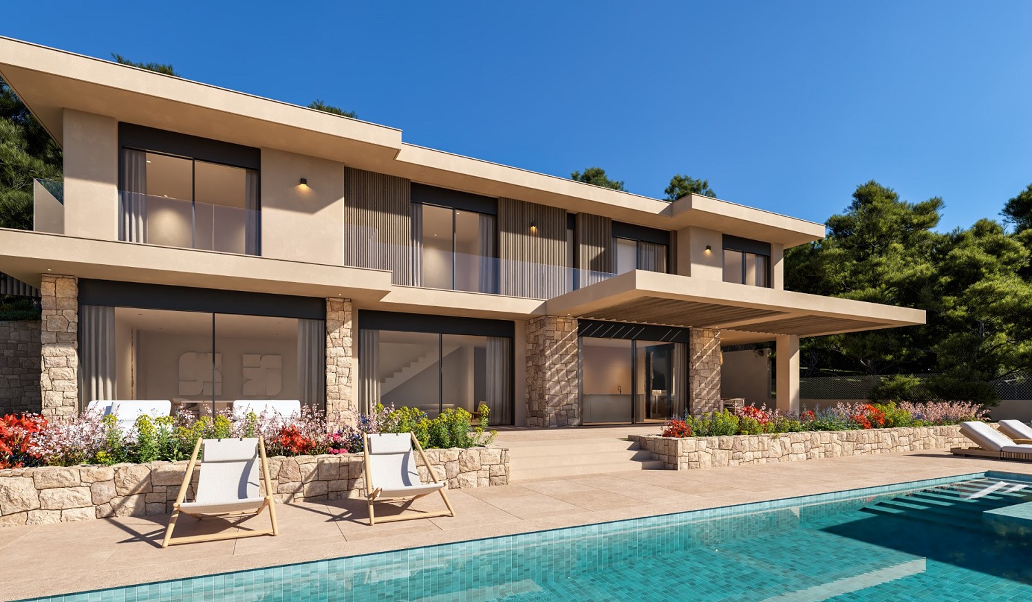 Foto Villa moderne avec vue sur la mer à Torre Ambolo, Jávea