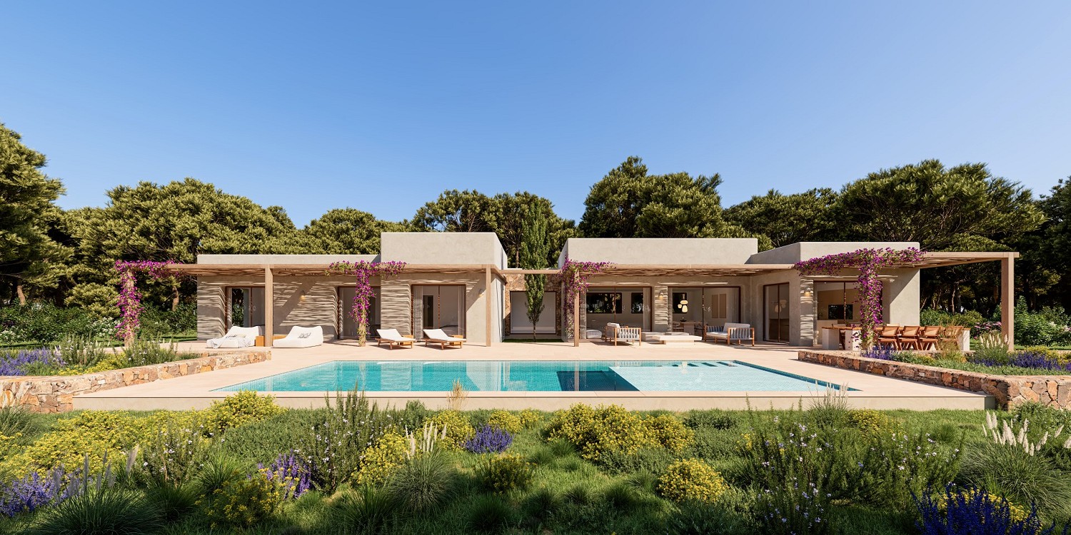 Foto Villa de style Ibiza avec vue sur la mer à Jávea
