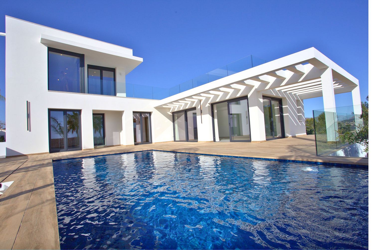 Foto Villa luxueuse et calme à Moraira avec vue sur la mer